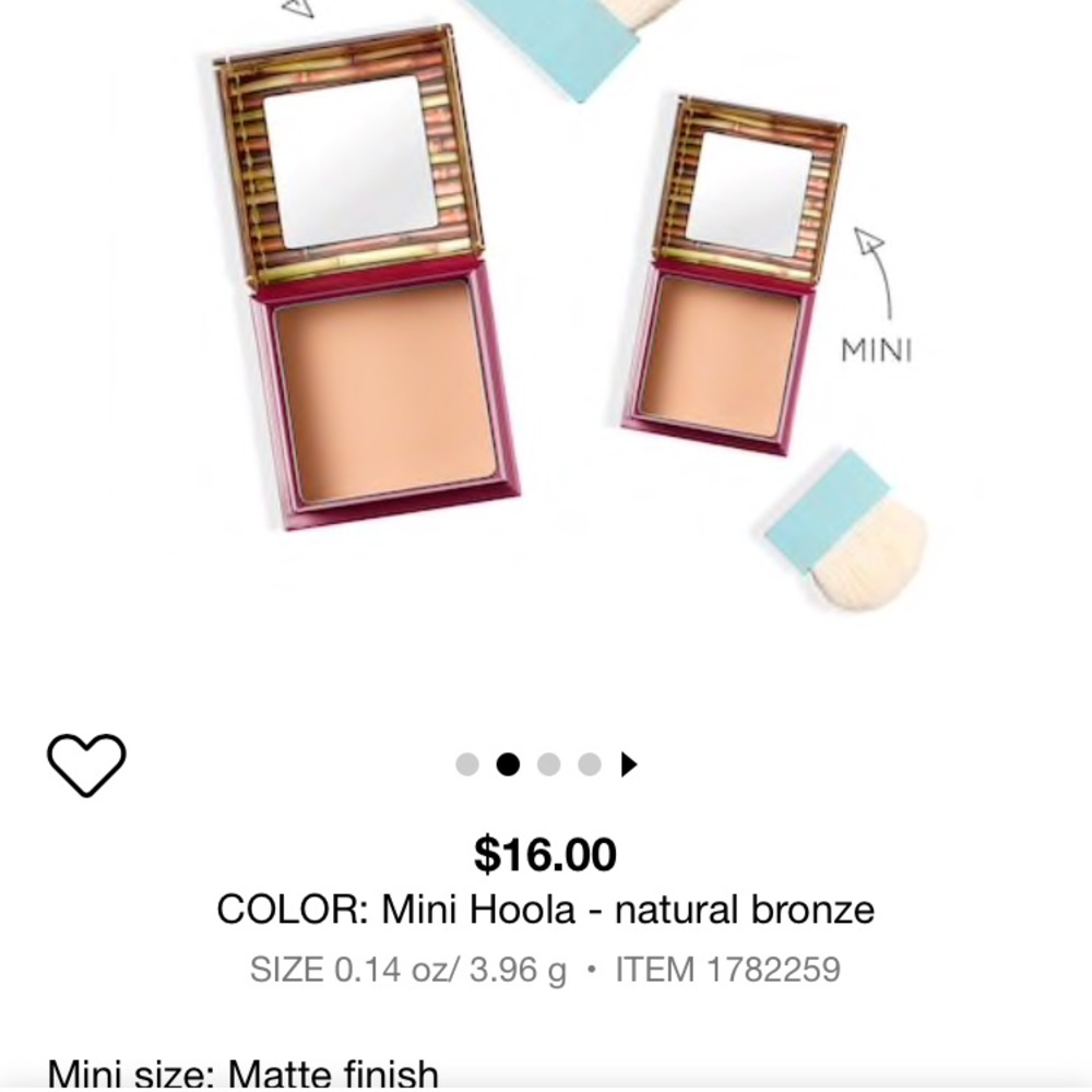 Benefit hoola mini bronzer